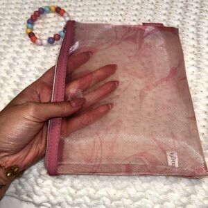 Pink Sheer Pouch
